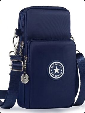 Crossbody Bag Phone Sleeve Concert Venue Festival Adjustable Strap Arm Wrist NWT